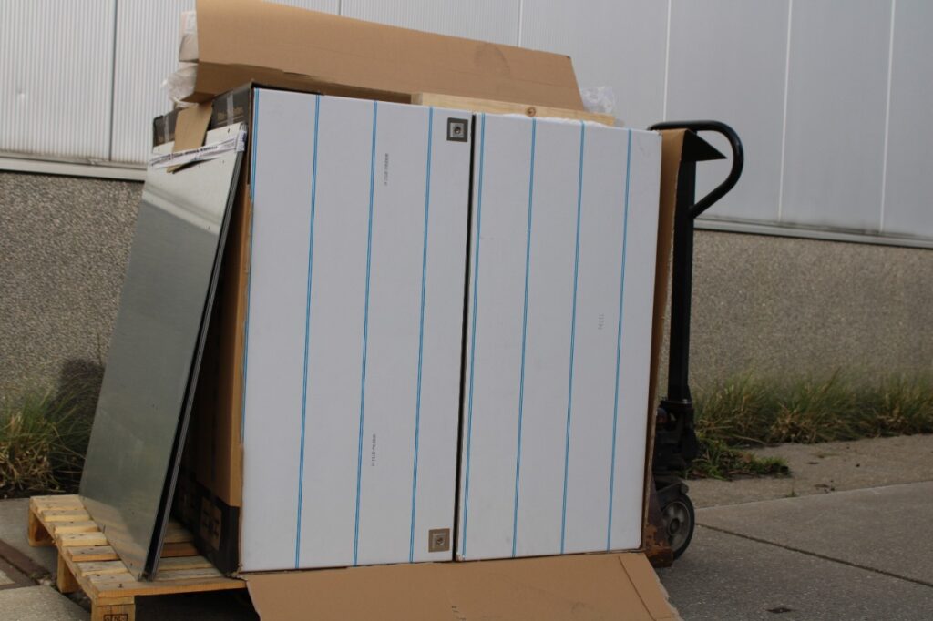 Firma Buitelaar Rittal wandkast AE RVS