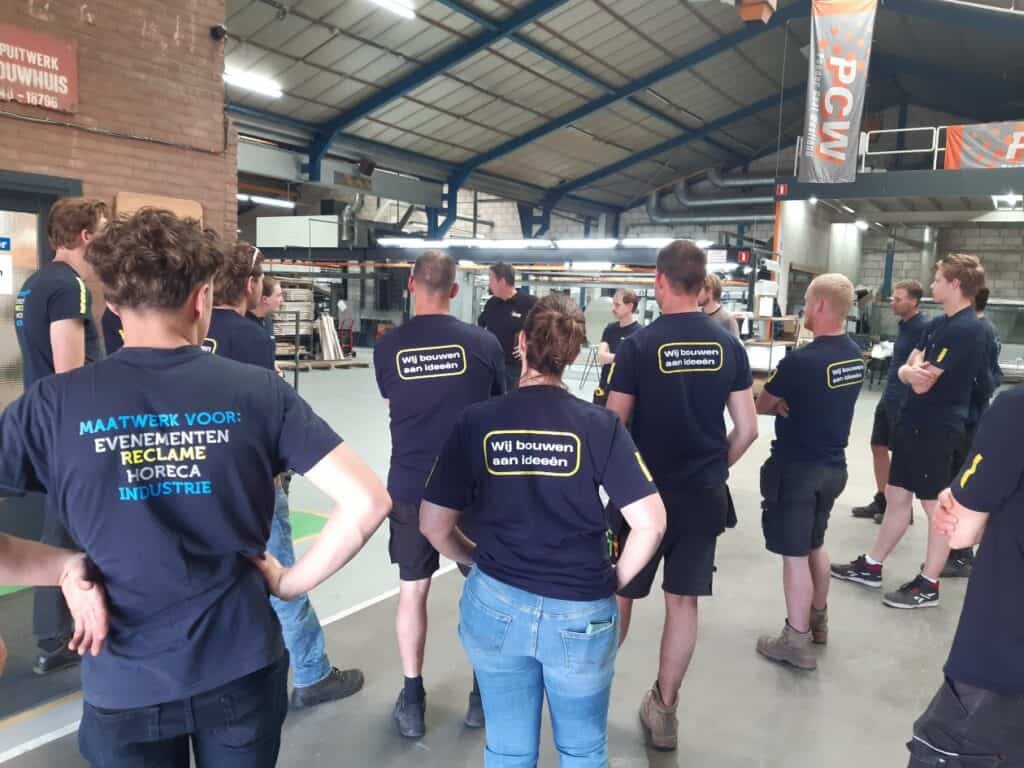 Firma Buitelaar bedrijfsbezoek Poedercoat Westland